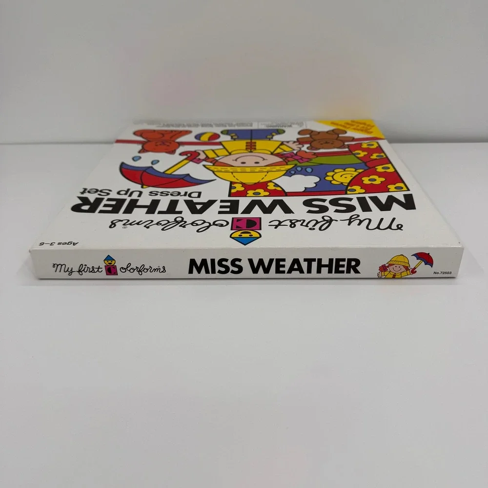 Vintage My First Colorforms COMPLETE Miss Weather Dress Up‎ Set Ages 3-6 2011